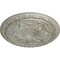 Ekena Millwork Baile Ceiling Medallion (Fits Canopies up to 3 1/4"), Hand-Painted Flash Gold, 20"OD x 1 5/8"P CM20BLFLS - alternate 2